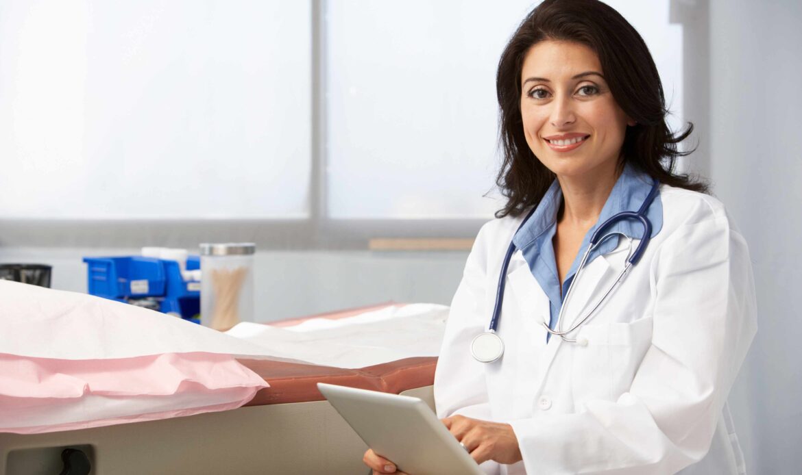 medical practitionar happy after getting done seo for doctors for her website