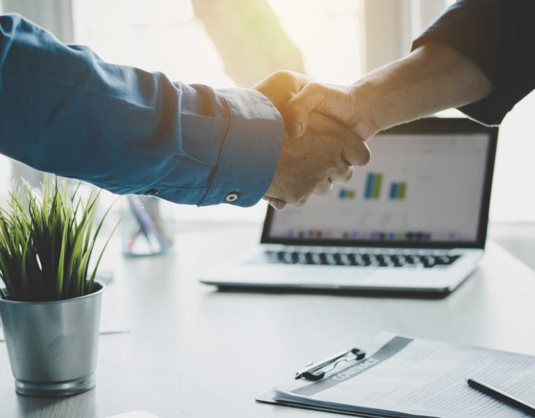 seo consultant services deal is taking place with a handshake